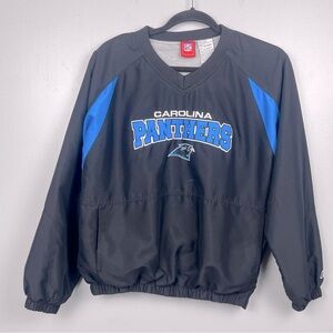 NFL Youth Carolina Panthers Pullover Lined Windbreaker Size 14/16 L; Football